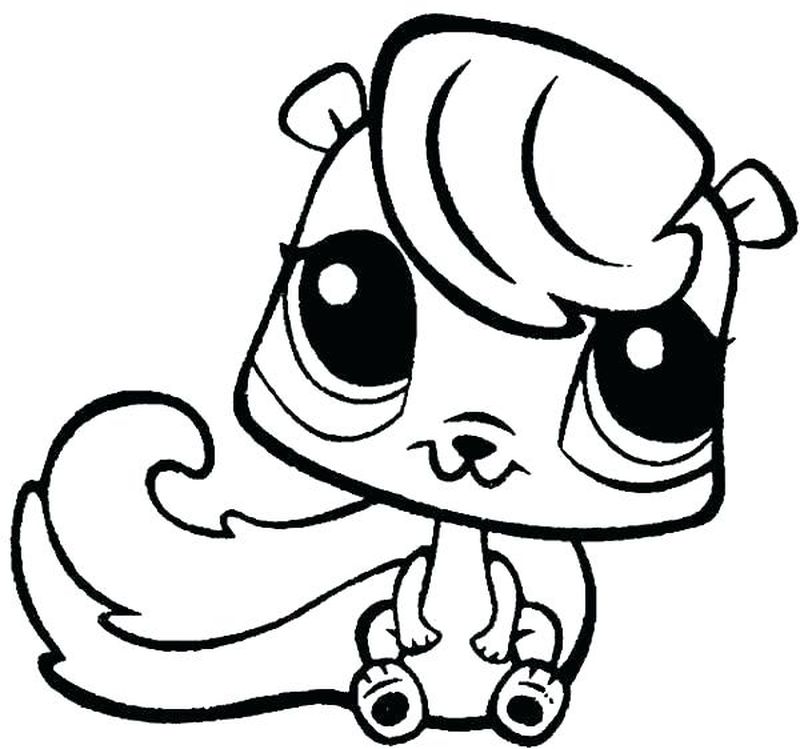 Dog Littlest Pet Shop Coloring Pages