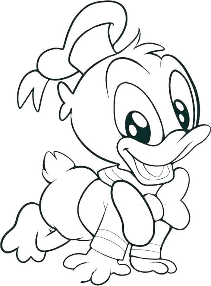 Donald Duck Tsum Tsum Coloring Pages