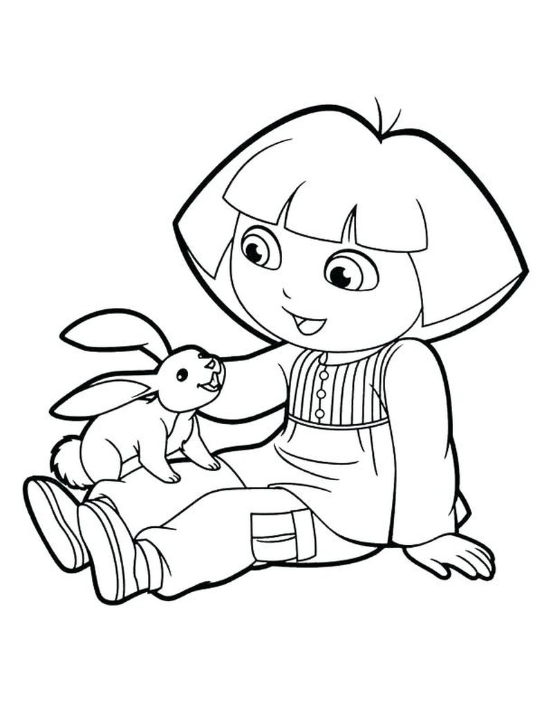 Dora Coloring Pages Free To Print