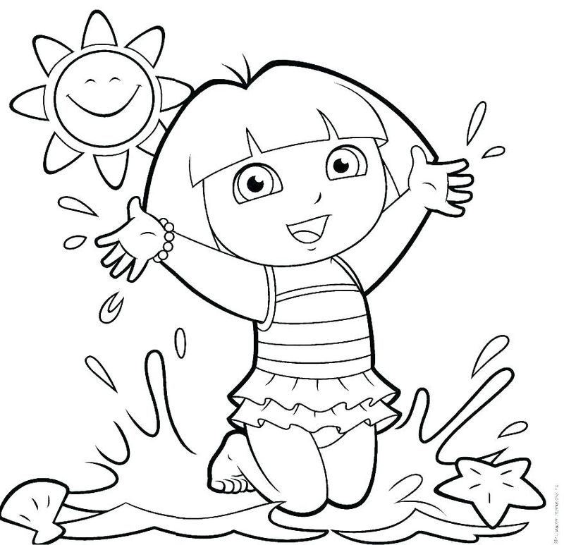 Dora Coloring Pages Pdf