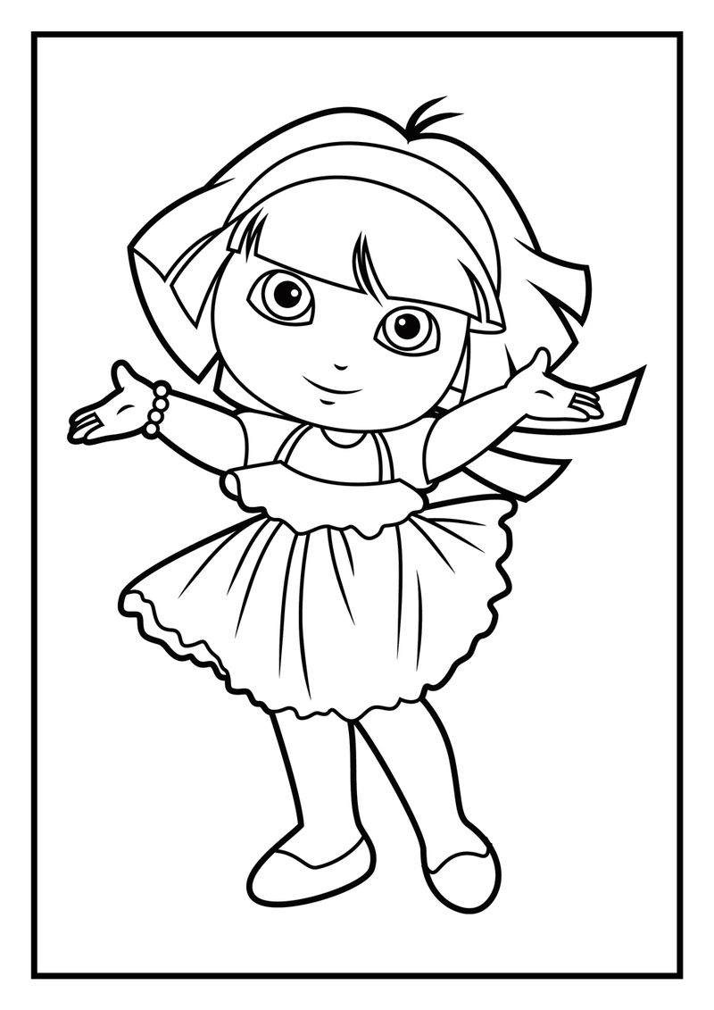 Dora Coloring Pages Printable