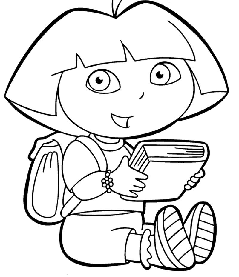 Dora Coloring Pages Printables