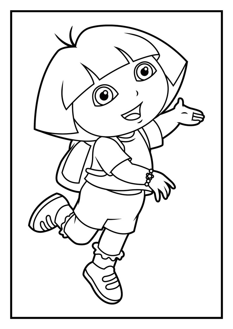 Dora Coloring Pages To Print