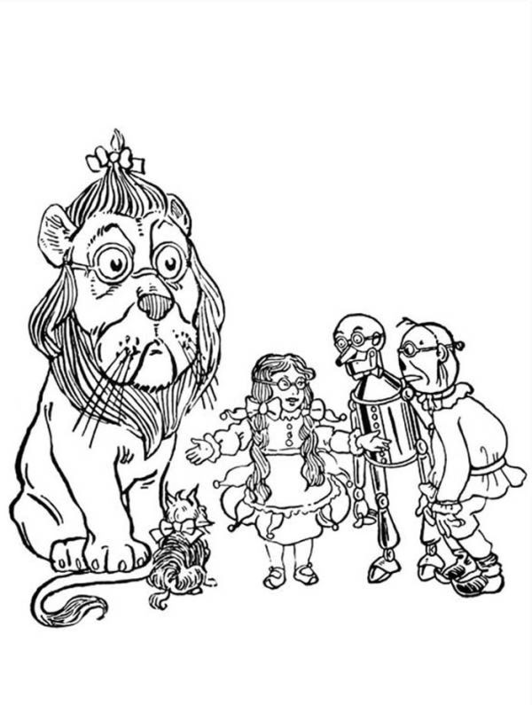 wizard of oz coloring pages dorothy