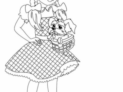 Dorothy From The Wizard Of Oz Coloring Page