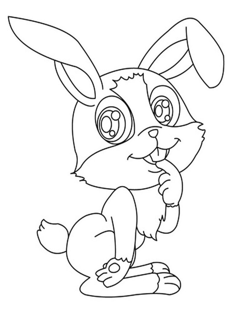 Download Bunny Coloring Pages