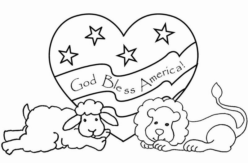 Download Free American Flag Coloring Pages