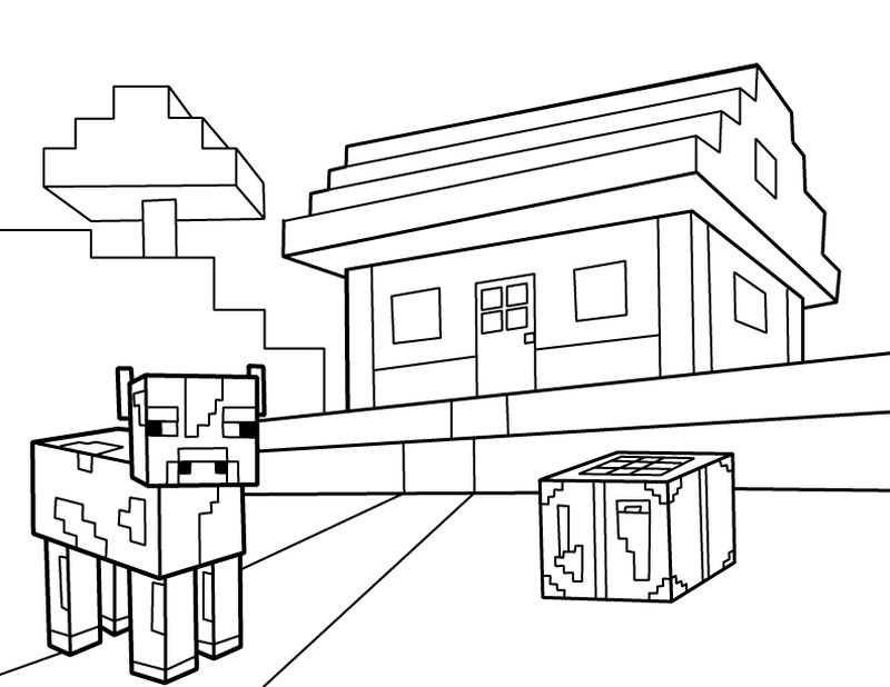 Download Free Minecraft Coloring Pages