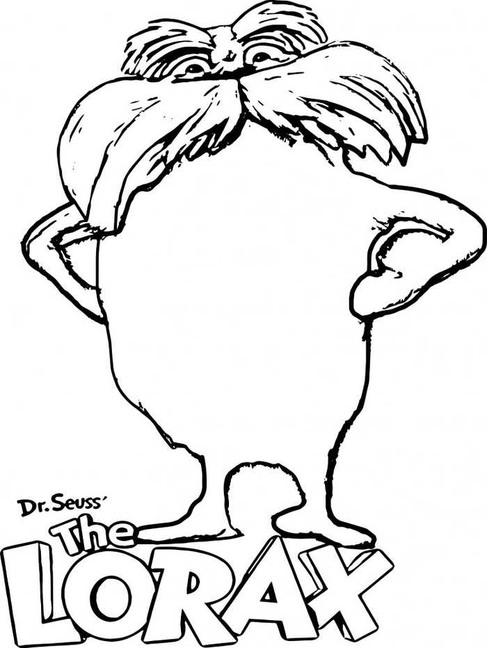 Dr Seuss Lorax Coloring Pages