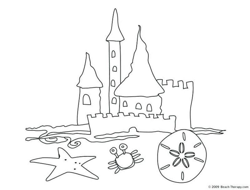Dragon And Castle Coloring Pages