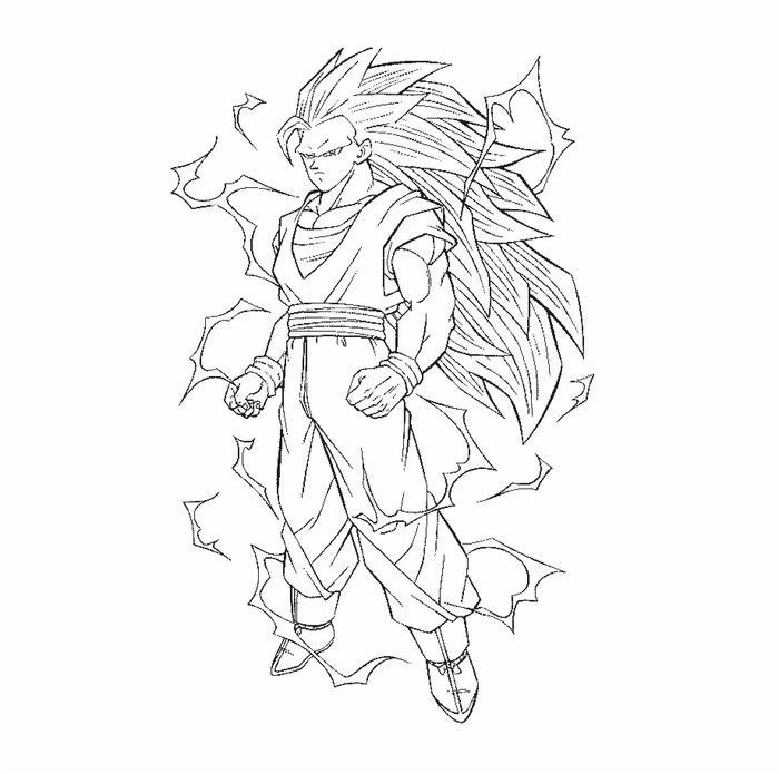 Dragon Ball Goku Coloring Pages