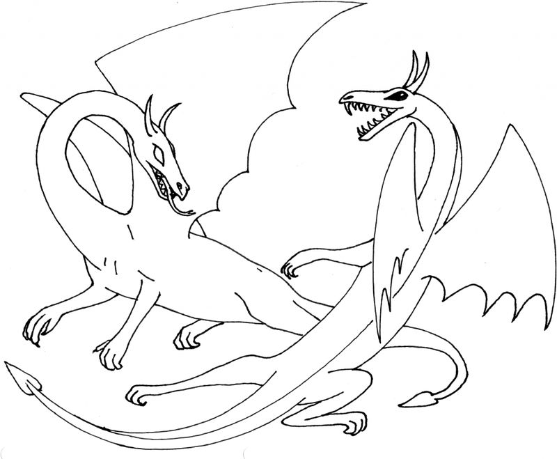 Dragon Coloring Page