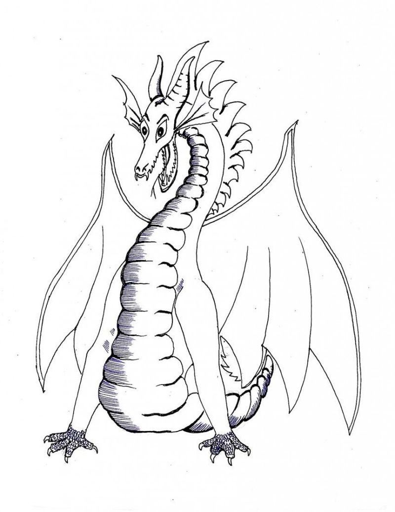 Dragon Coloring Pages