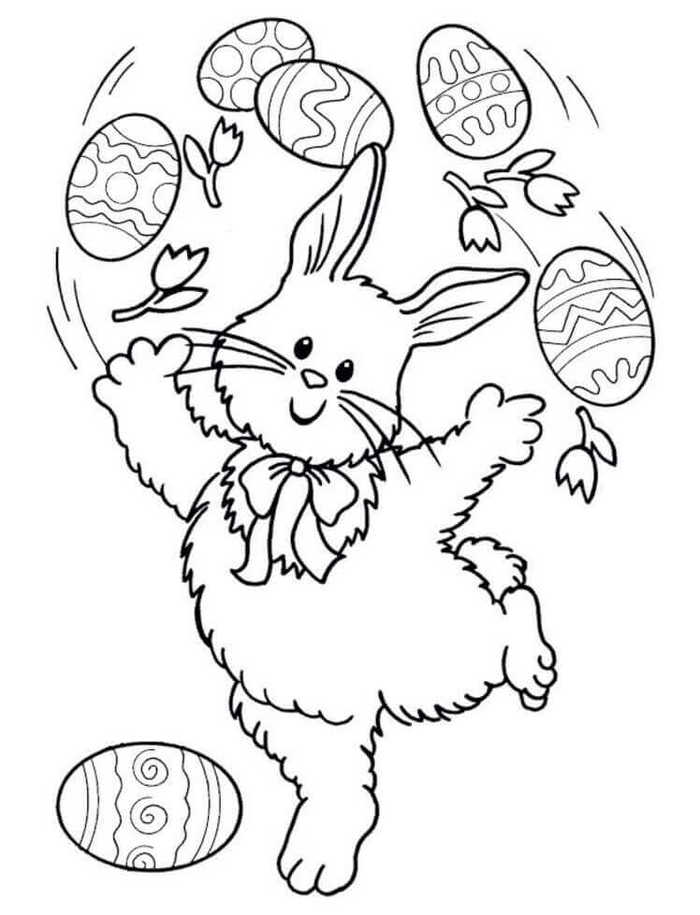 Easter Bunny Coloring Pages