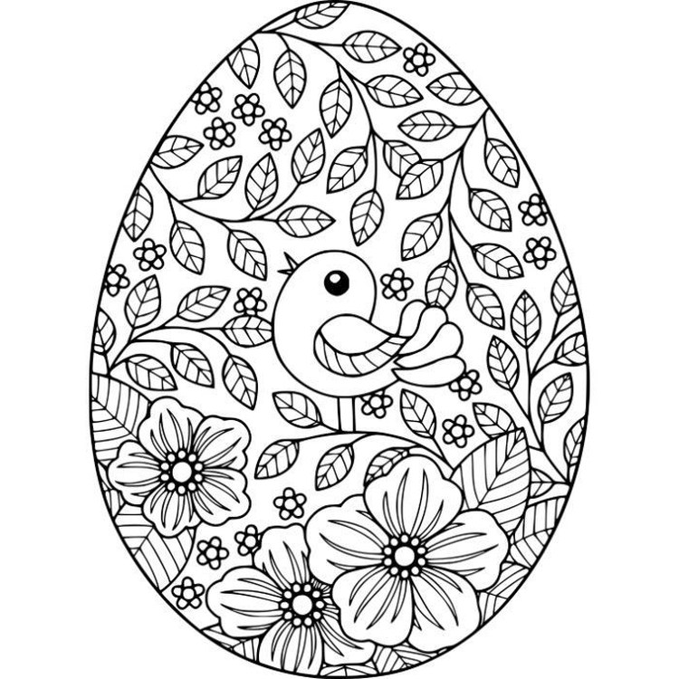 Easter Coloring Pages Egg