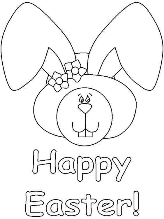 Easter Coloring Pages For Preschoolers