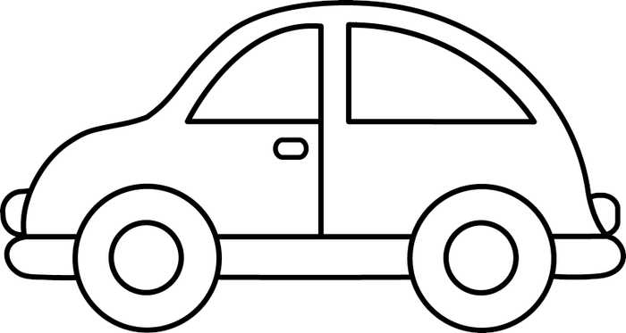 Easy Coloring Pages Car