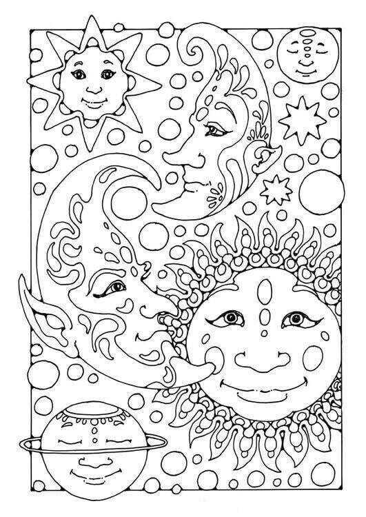 Eclipse Coloring Pages To Print