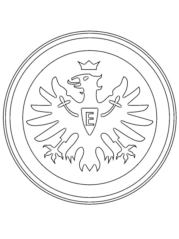 eintracht frankfurt coloring pages
