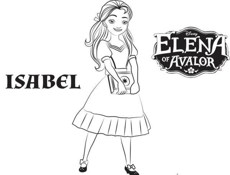 Elena Of Avalor Baby Jaquins Coloring Pages