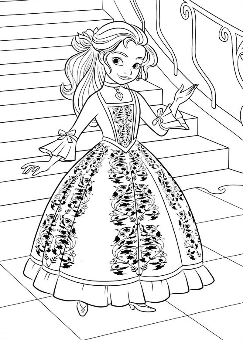 Elena Of Avalor Coloring Pages All