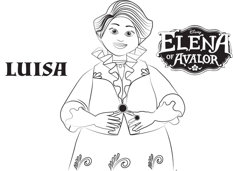 Elena of Avalor Coloring Pages PDF - Coloringfolder.com