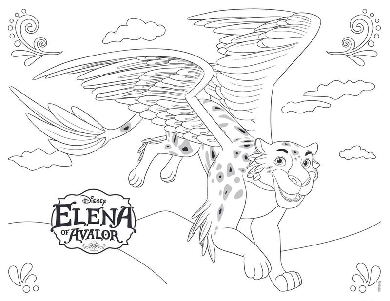 Elena Of Avalor Coloring Pages Printable