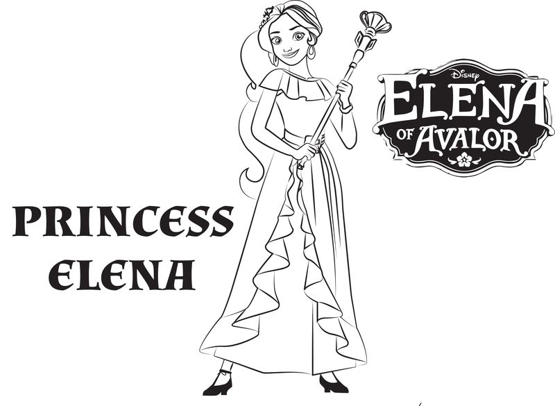 Elena Of Avalor Jaquin Coloring Pages