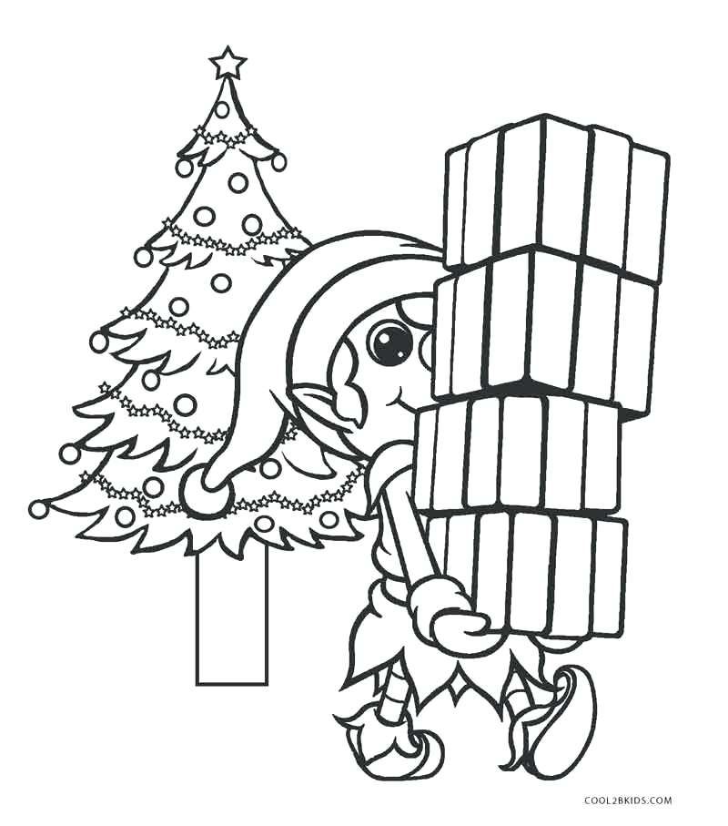 Elf Coloring Pages For Teens
