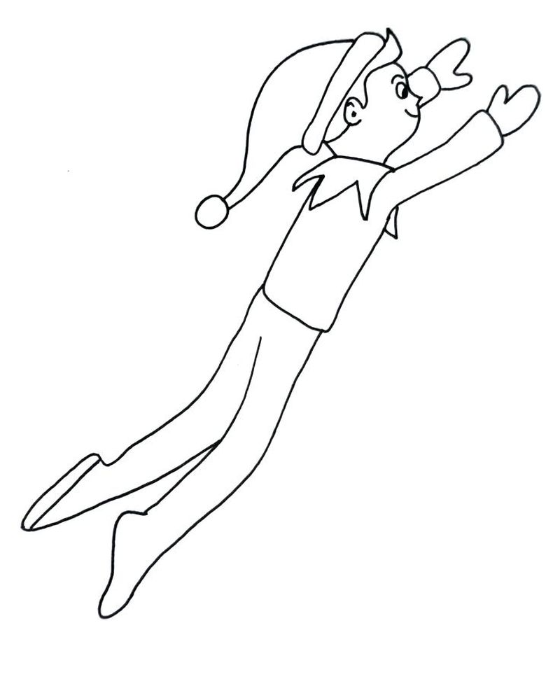 Elf Ears Coloring Pages