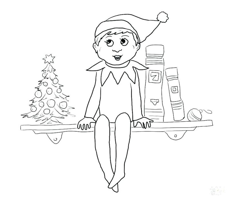 Elf Magic Coloring Pages
