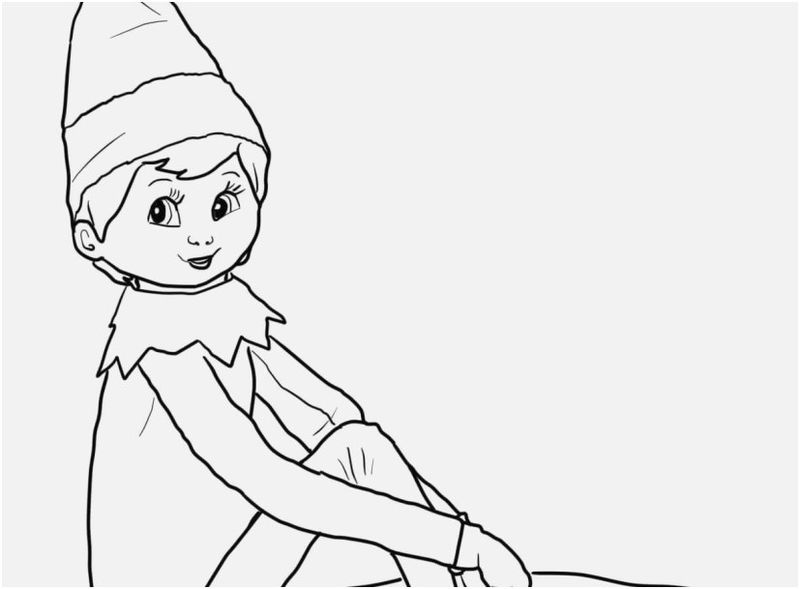 Elf On The Shelf Coloring Pages Buddy