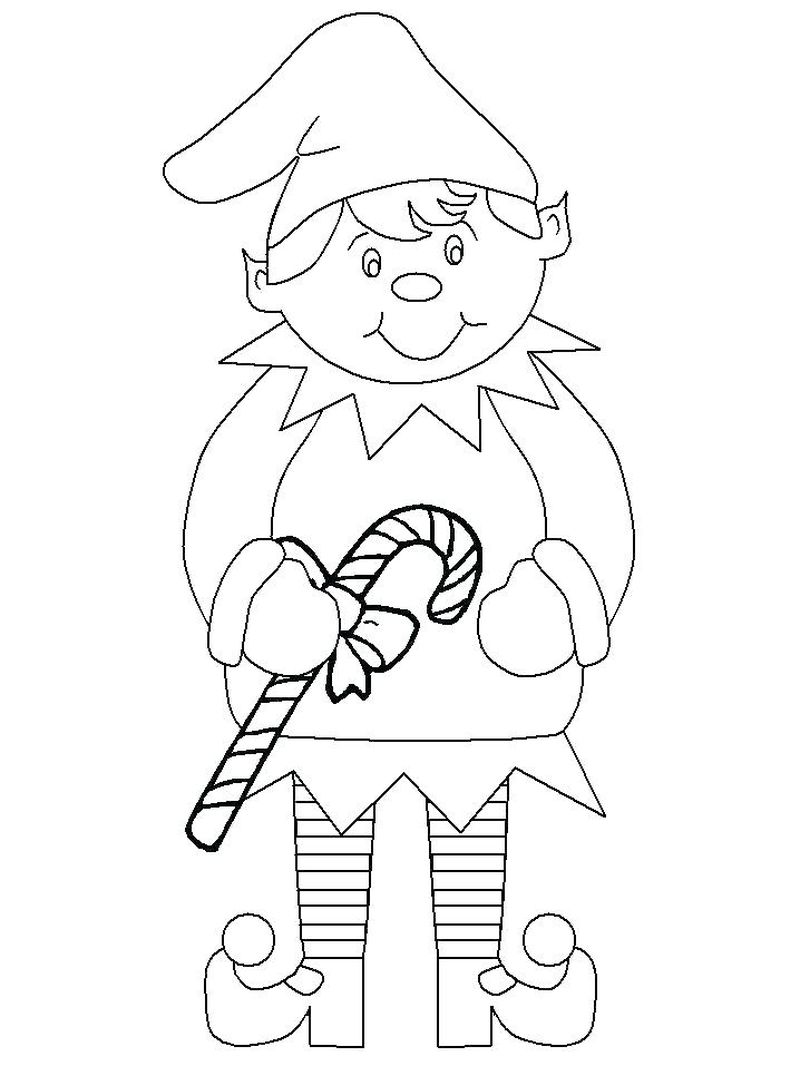 Elf On The Shelf Coloring Pages Countdown