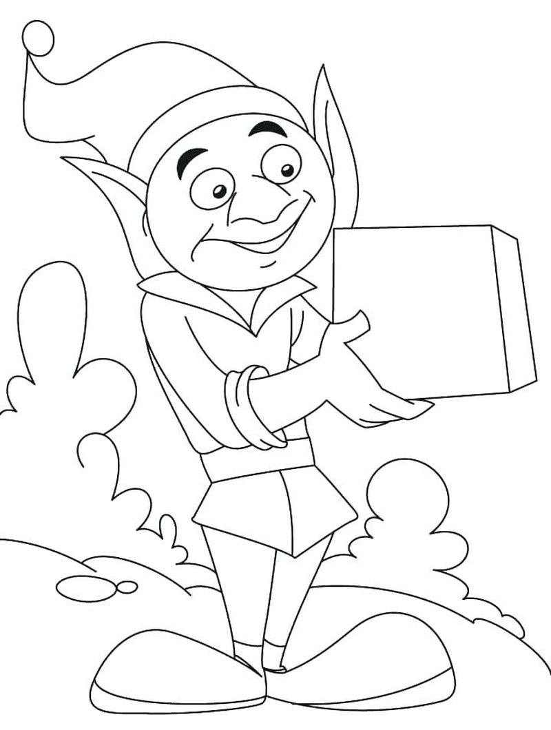 Elf On The Shelf Coloring Pages PDF (Complete) - Coloringfolder.com