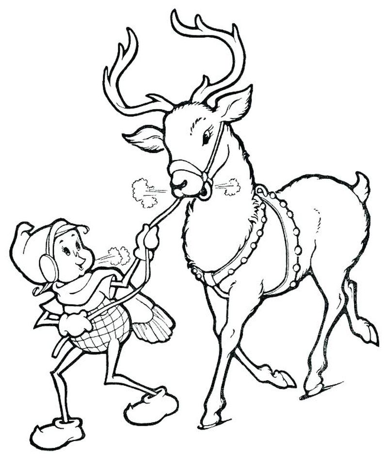 Elf On The Shelf Coloring Pages Snowflake