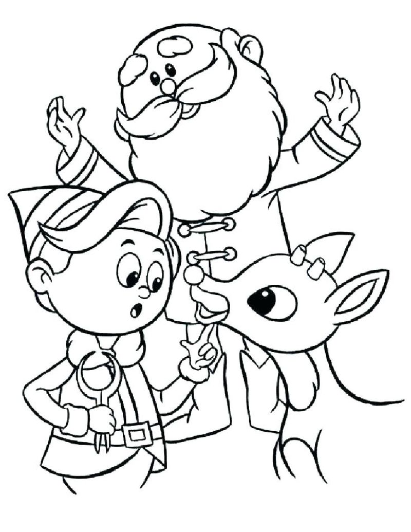 Elf On The Shelf Coloring Pages To Print