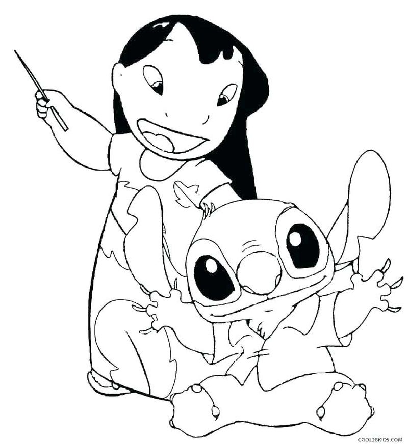 Elvis Stitch Coloring Pages