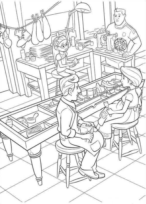 Enrique And Luisa Coco Coloring Pages