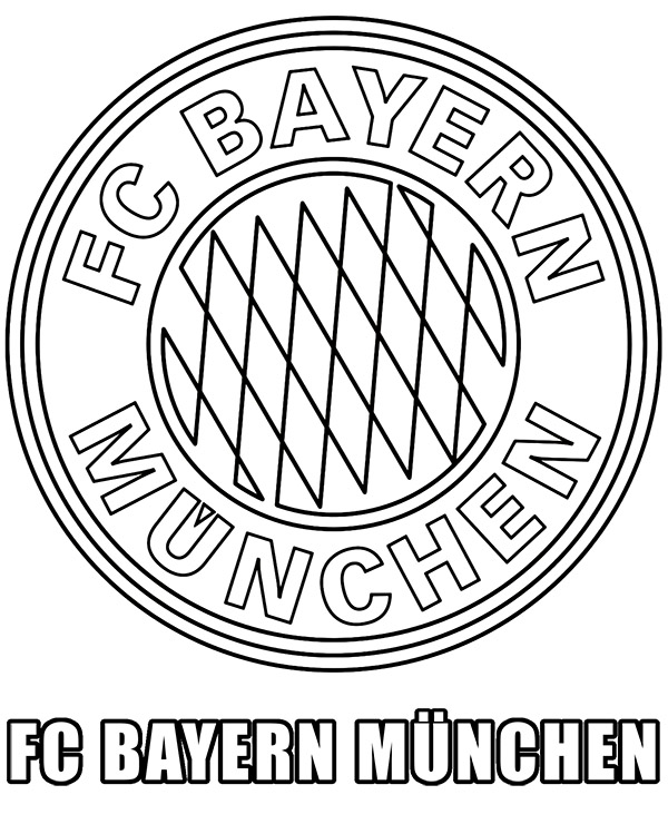 fc bayern munchen coloring pages