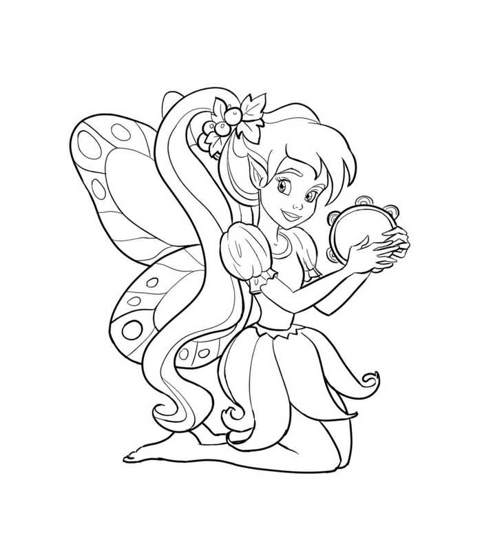 Fairy Coloring Page Printable