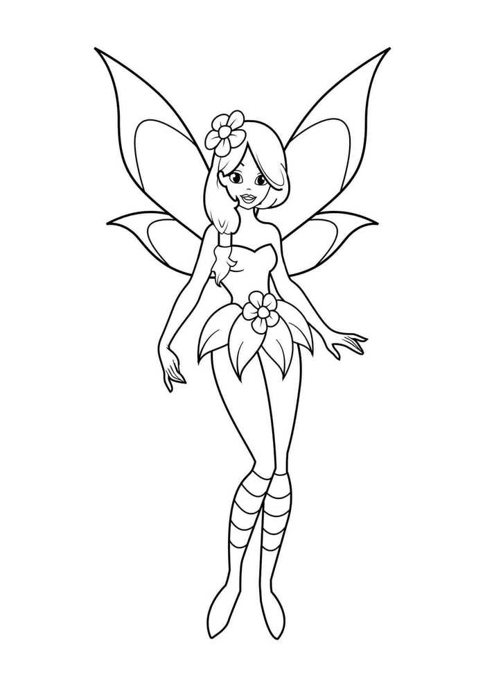 Fairy Coloring Pages