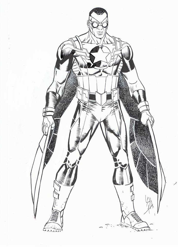 Falcon Avengers Coloring Pages