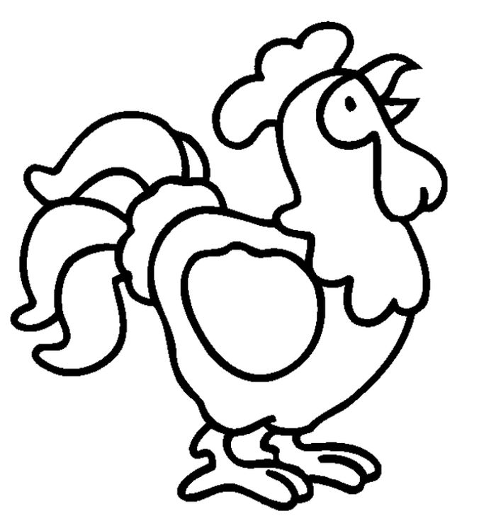 Farm Animal Coloring Pages For Toddlers