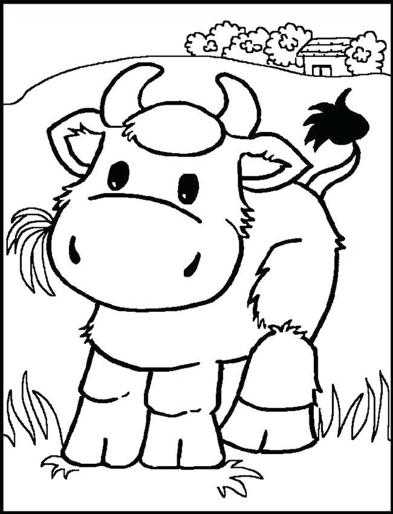 Farm Animal Coloring Pages Free Printable