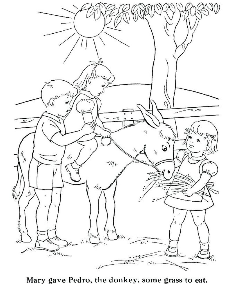 Farm Barn Coloring Pages