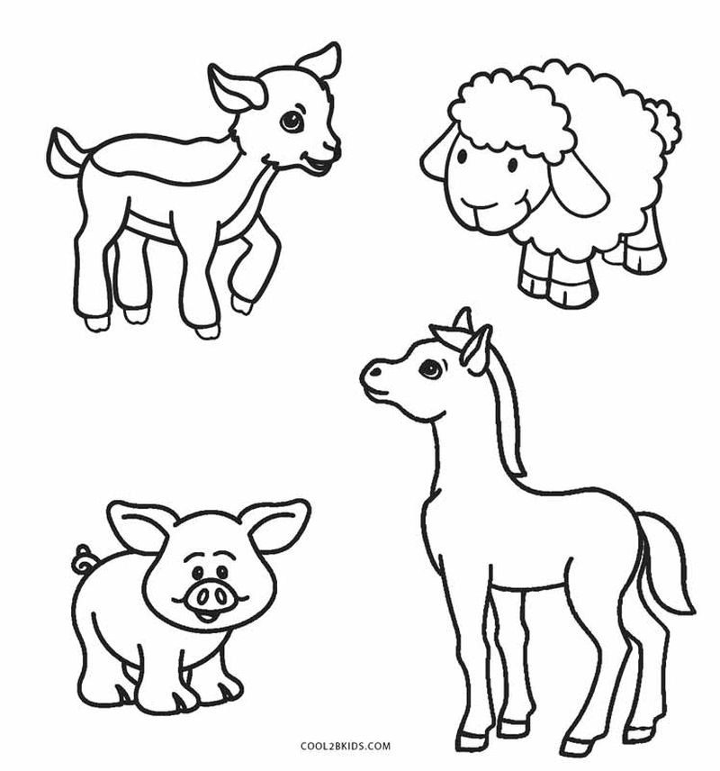 Farm Coloring Pages Free