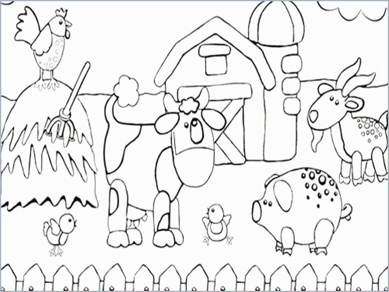 Farm Coloring Pages Online