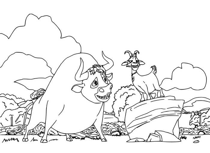 Ferdinand Coloring Pages Ferdinand And Lupe