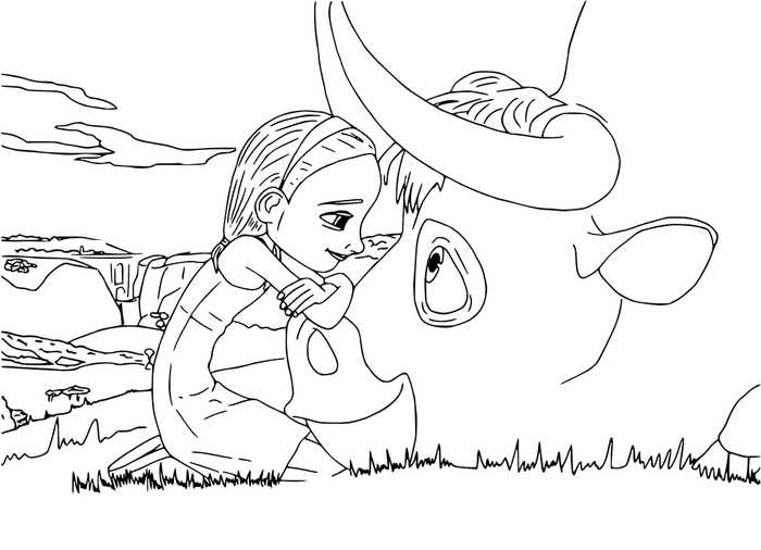 Ferdinand Coloring Pages Ferdinand And Nina