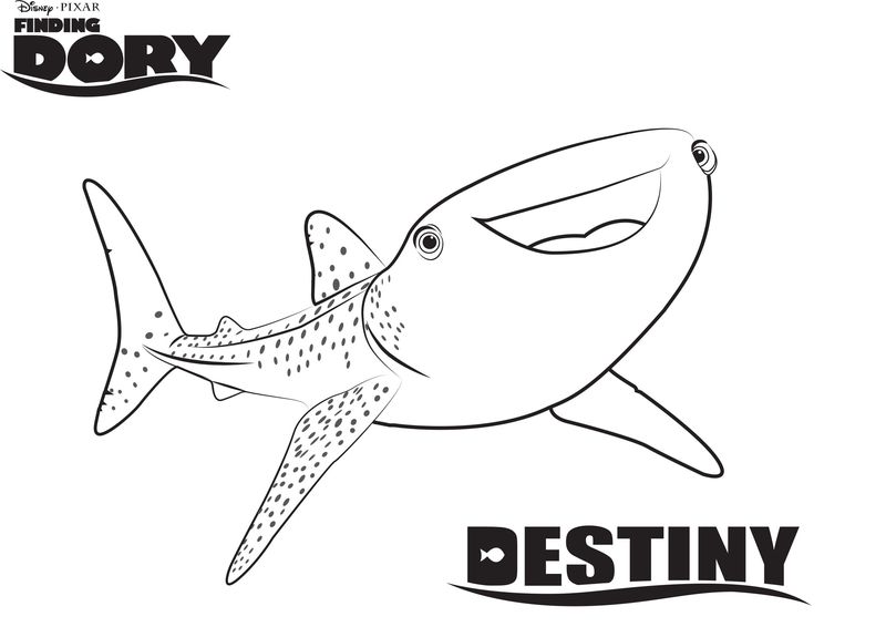 Finding Dory Coloring Pages For Free